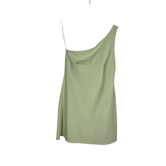 Abercrombie & Fitch Women SP Green One Shoulder Traveler Mini Dress NWT - Picture 2 of 10